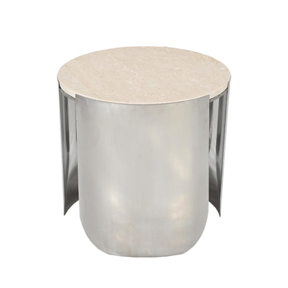 Bijzettafel Alva Marmer 70 cm - Industrieelinhuis.nl
