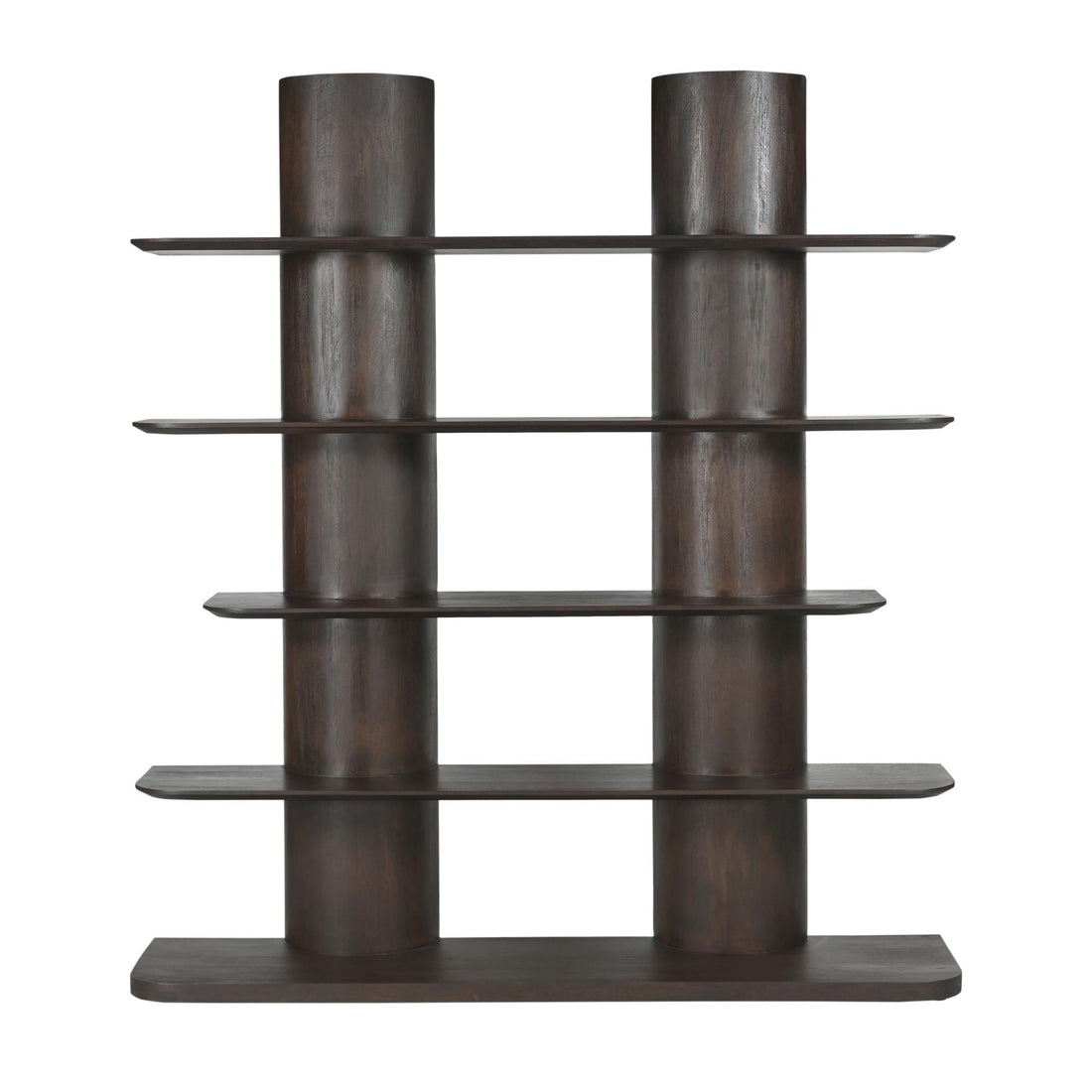 Boekenkast Finn Mangohout Bruin 180 cm - Industrieelinhuis.nl