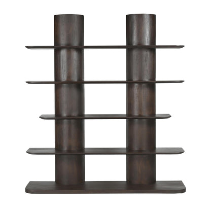 Boekenkast Finn Mangohout Bruin 180 cm - Industrieelinhuis.nl
