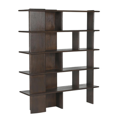 Boekenkast Finn Mangohout Bruin 180 cm - Industrieelinhuis.nl