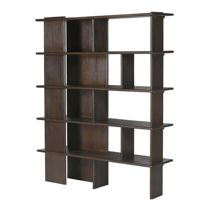 Boekenkast Finn Mangohout Bruin 180 cm - Industrieelinhuis.nl