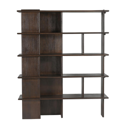 Boekenkast Finn Mangohout Bruin 180 cm - Industrieelinhuis.nl