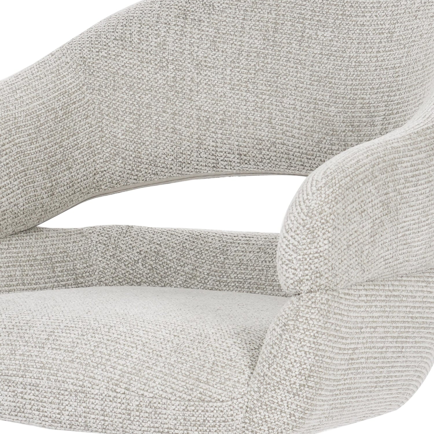 Draaibare eetkamerstoel Lily Beige - Industrieelinhuis.nl