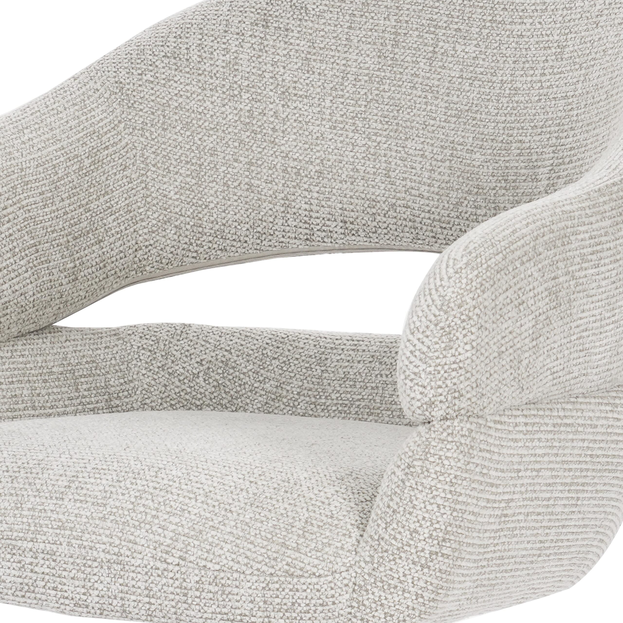 Draaibare eetkamerstoel Lily Beige - Industrieelinhuis.nl