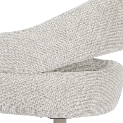 Draaibare eetkamerstoel Lily Beige - Industrieelinhuis.nl