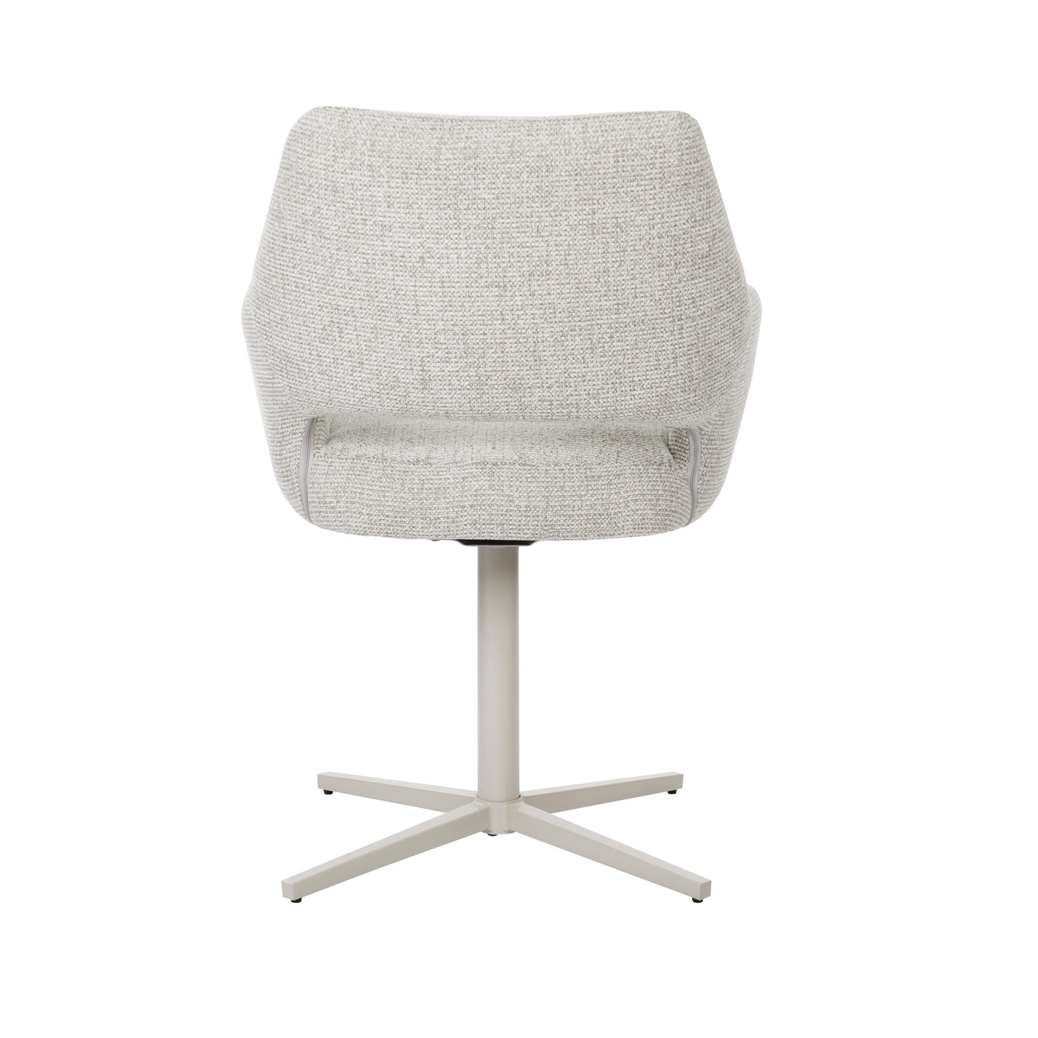 Draaibare eetkamerstoel Lux Beige - Industrieelinhuis.nl
