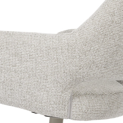 Draaibare eetkamerstoel Lux Beige - Industrieelinhuis.nl