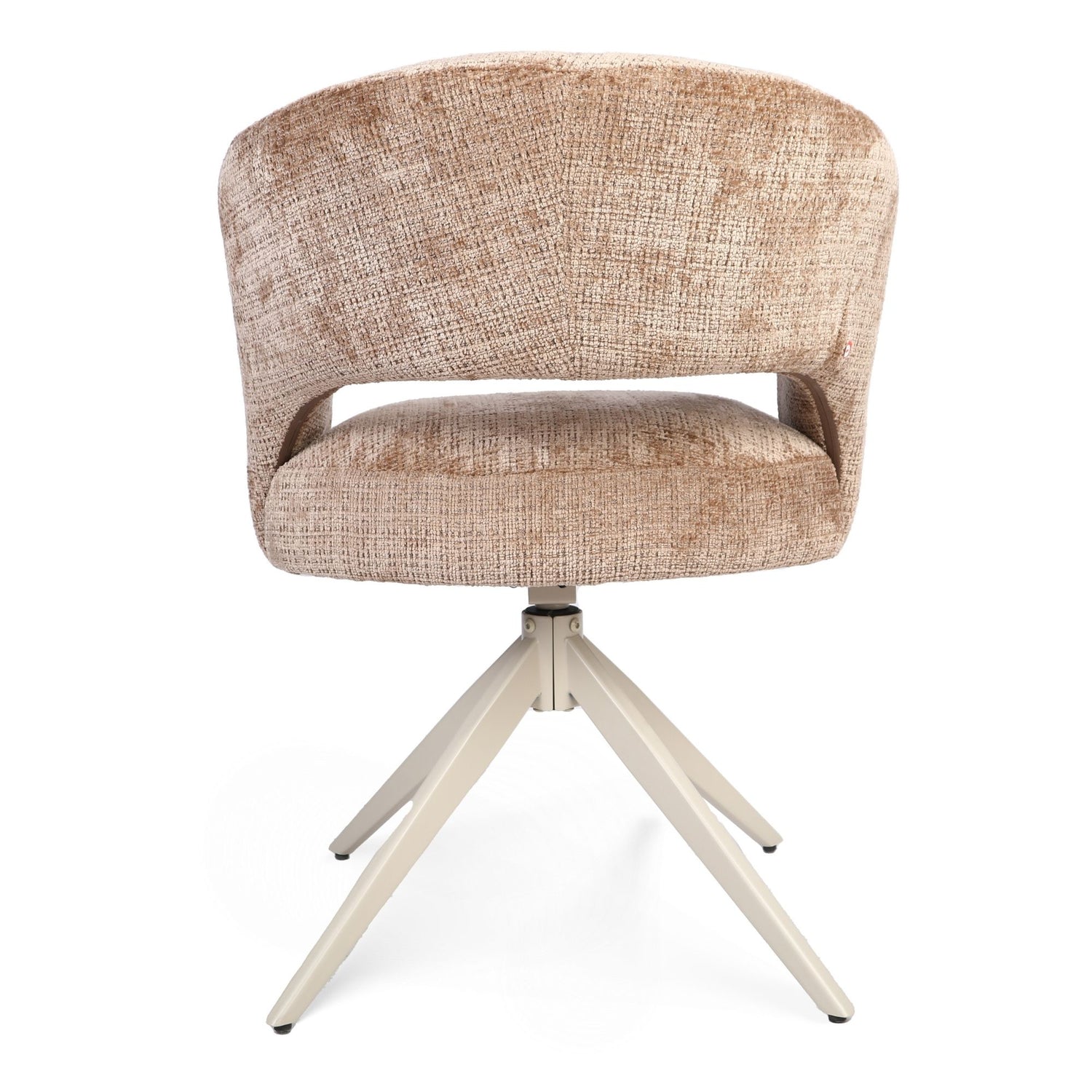 Eetkamerstoel Demi | Cinnamon | Poot Sand | Met armleuning - Industrieelinhuis.nl