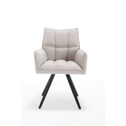 Eetkamerstoel June Creme (bestellen per 2) - Industrieelinhuis.nl