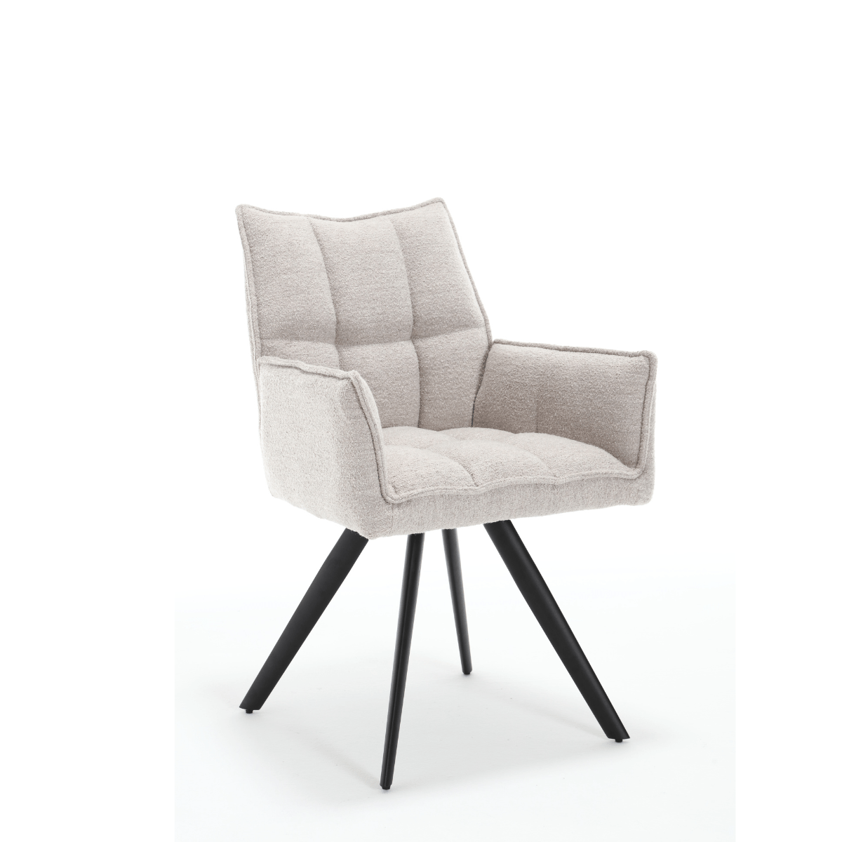 Eetkamerstoel June Creme (bestellen per 2) - Industrieelinhuis.nl