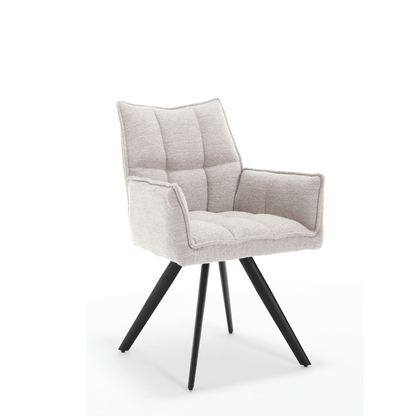 Eetkamerstoel June Creme (bestellen per 2) - Industrieelinhuis.nl