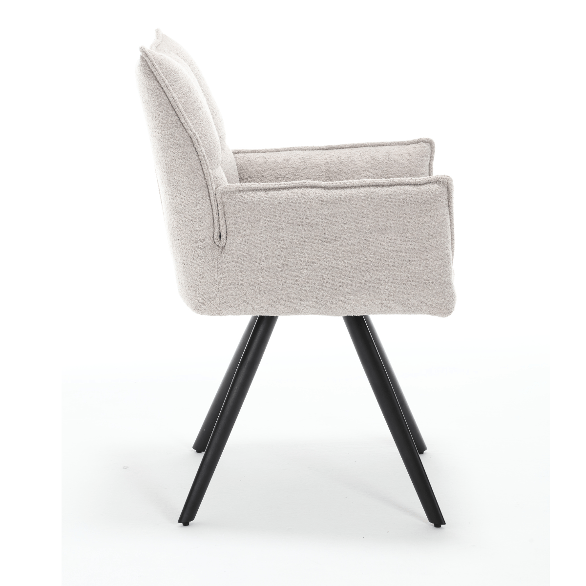 Eetkamerstoel June Creme (bestellen per 2) - Industrieelinhuis.nl