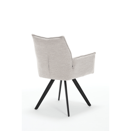 Eetkamerstoel June Creme (bestellen per 2) - Industrieelinhuis.nl