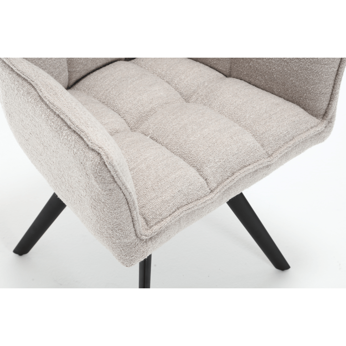Eetkamerstoel June Creme (bestellen per 2) - Industrieelinhuis.nl