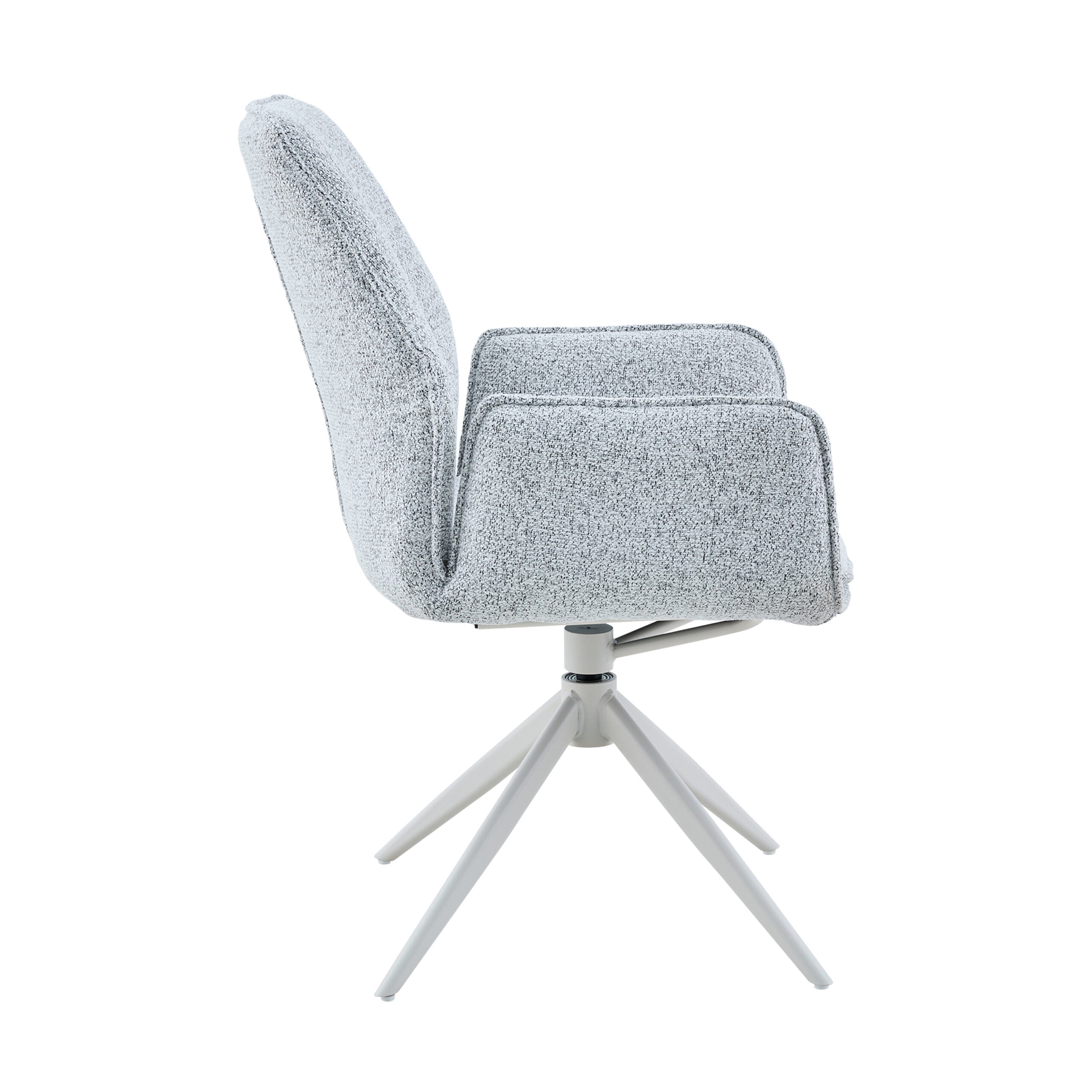 Armstoel Hera Lichtgrijs - Industrieelinhuis.nl