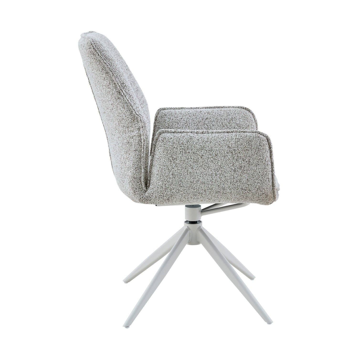 Armstoel Hera Lichtgrijs - Industrieelinhuis.nl