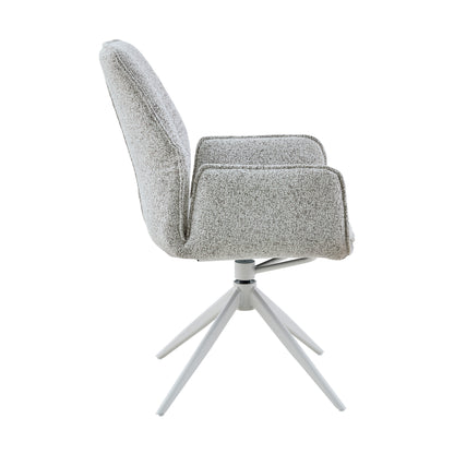 Armstoel Hera Lichtgrijs - Industrieelinhuis.nl