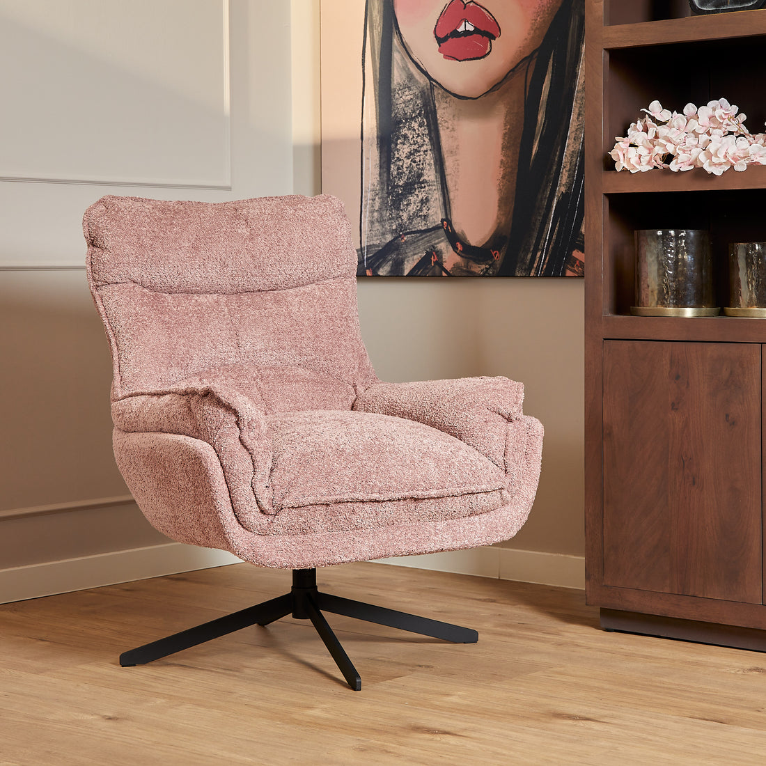 Fauteuil Vera | Pink - Industrieelinhuis.nl