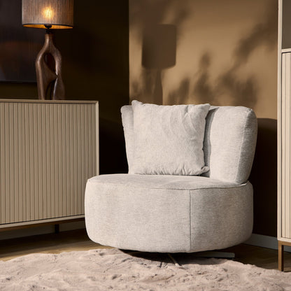 Fauteuil Fien Lichtgrijs - Industrieelinhuis.nl