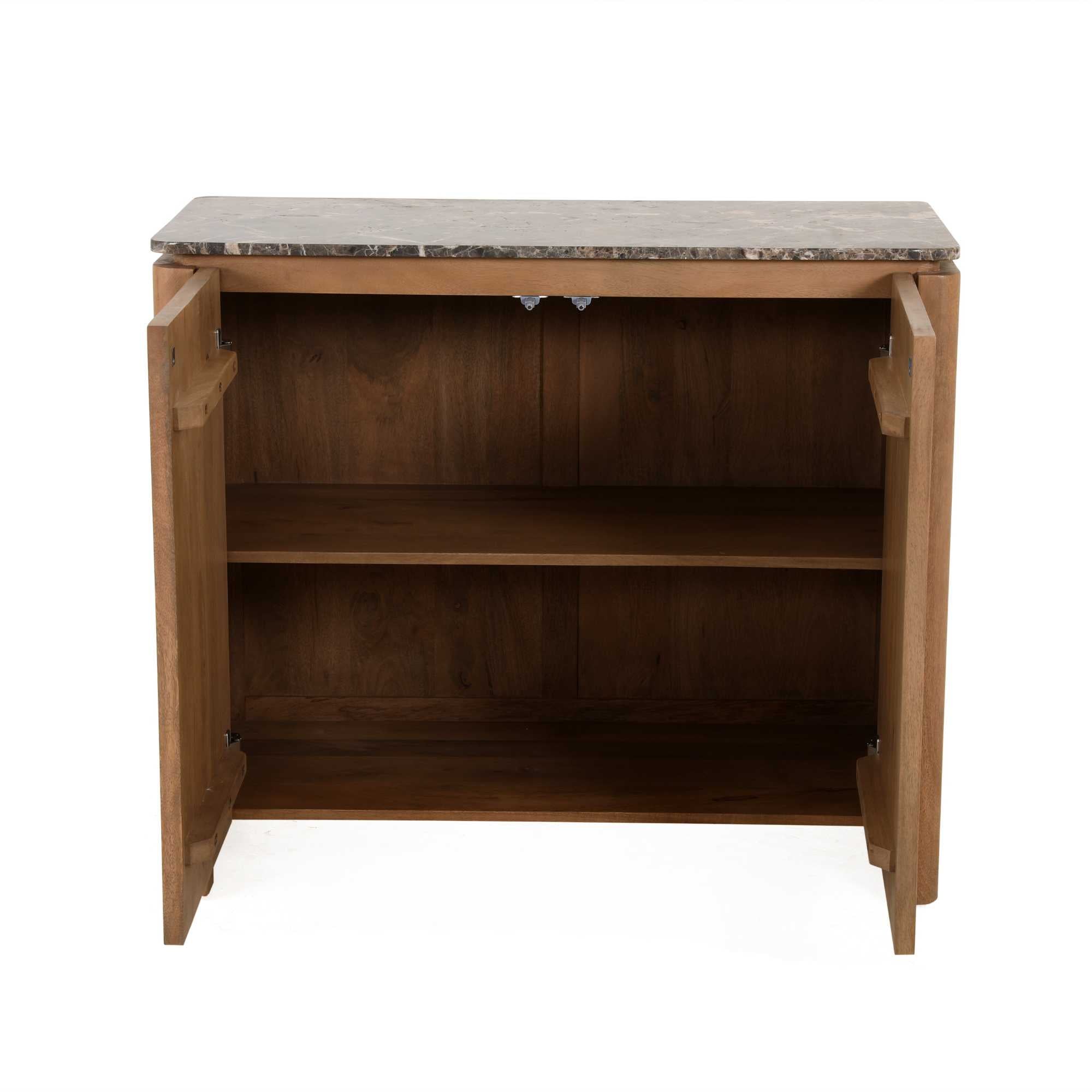 Dressoir Dallas Naturel Mangohout 100 cm - Industrieelinhuis.nl