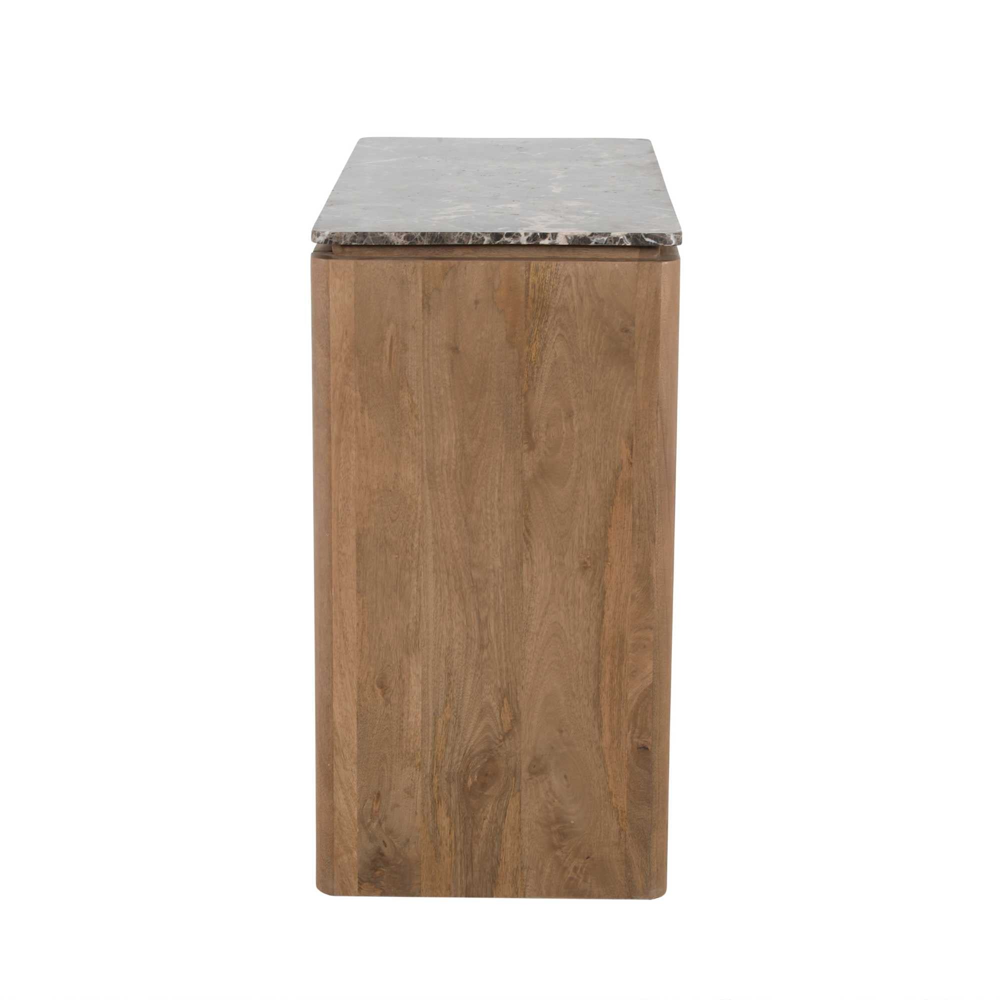 Dressoir Dallas Naturel Mangohout 100 cm - Industrieelinhuis.nl