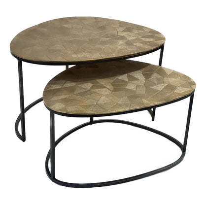 Salontafel Ziva Goud 90 cm