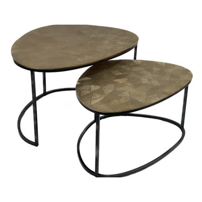 Salontafel Ziva Goud 90 cm