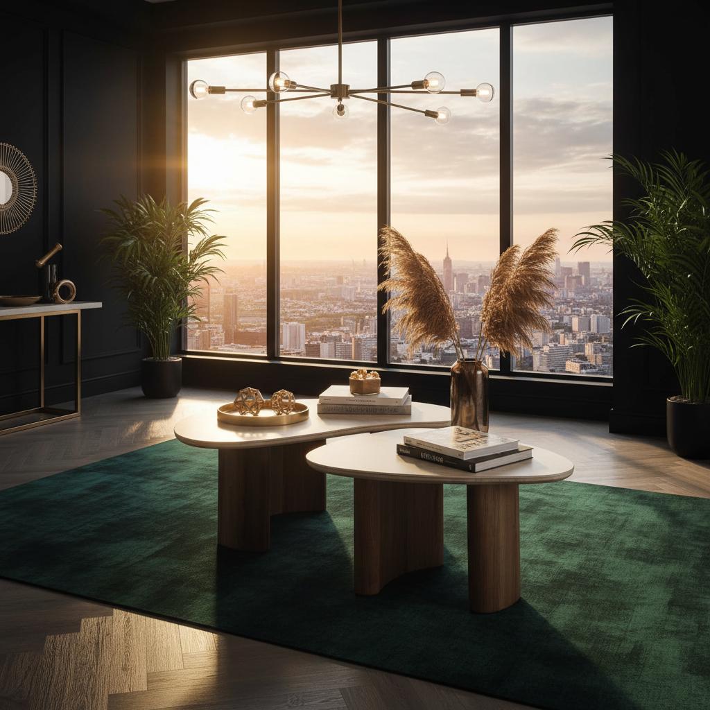 Salontafel set van 2 Trevi | Organische salontafels - Industrieelinhuis.nl