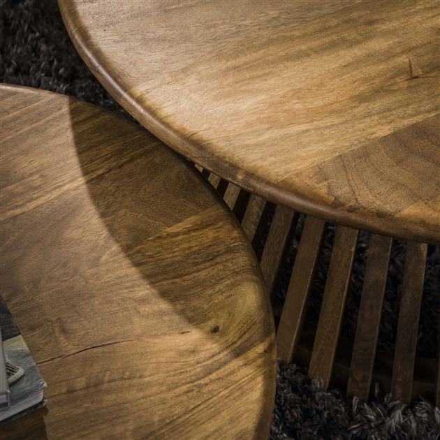 Salontafel set van 2 rond Mod