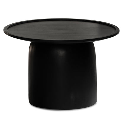 Salontafel zwart rond 60x60x40cm