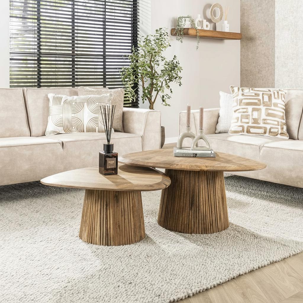 Salontafelset Flow | organische salontafelset