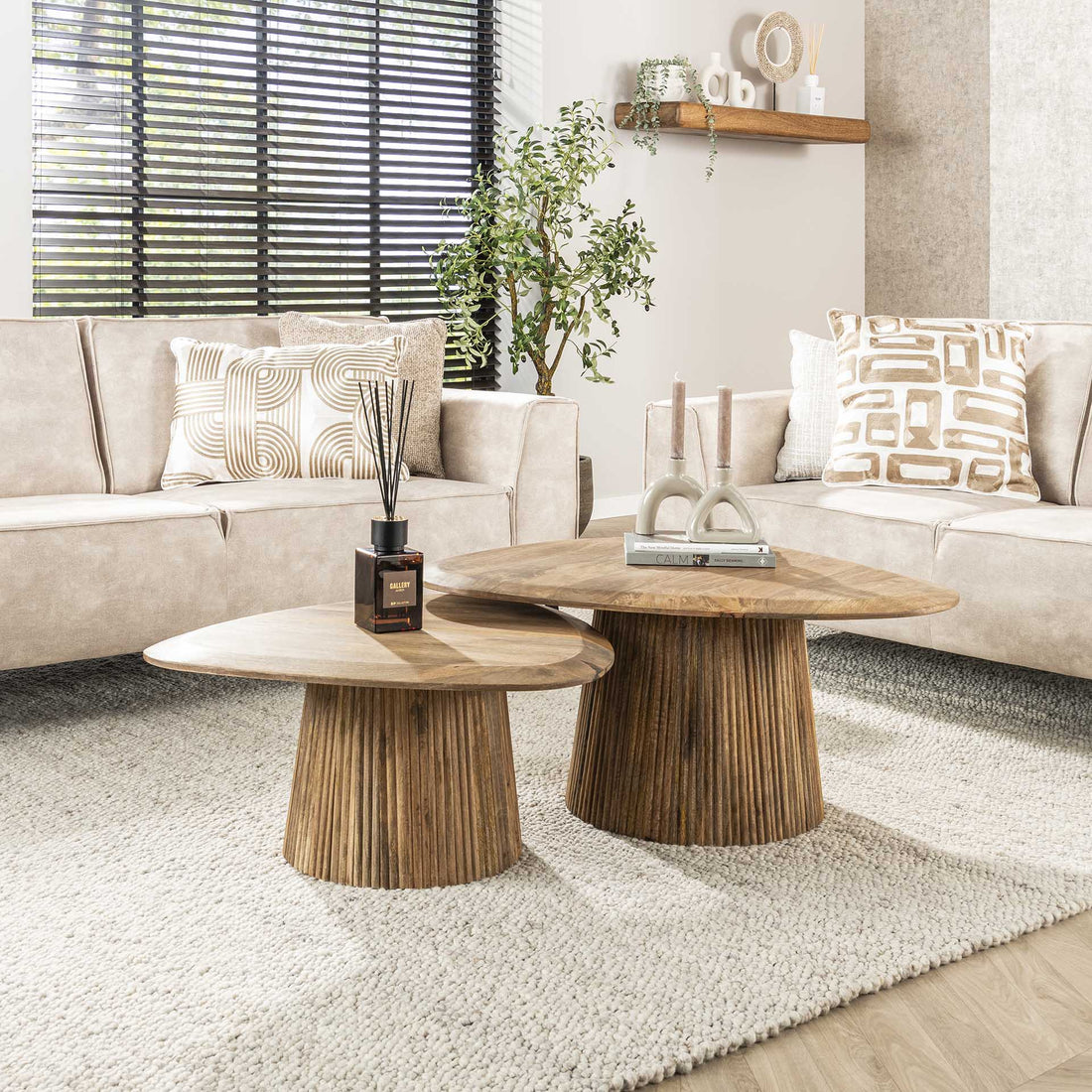 Salontafelset Flow | organische salontafelset