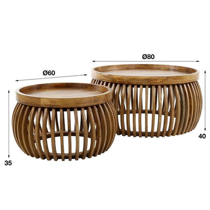 Salontafelset Rond Mod