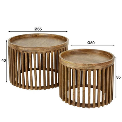 Salontafelset Rond Mod Ø65/Ø50