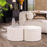 Salontafelset White Moon Stone set van 2 | Organische Salontafels