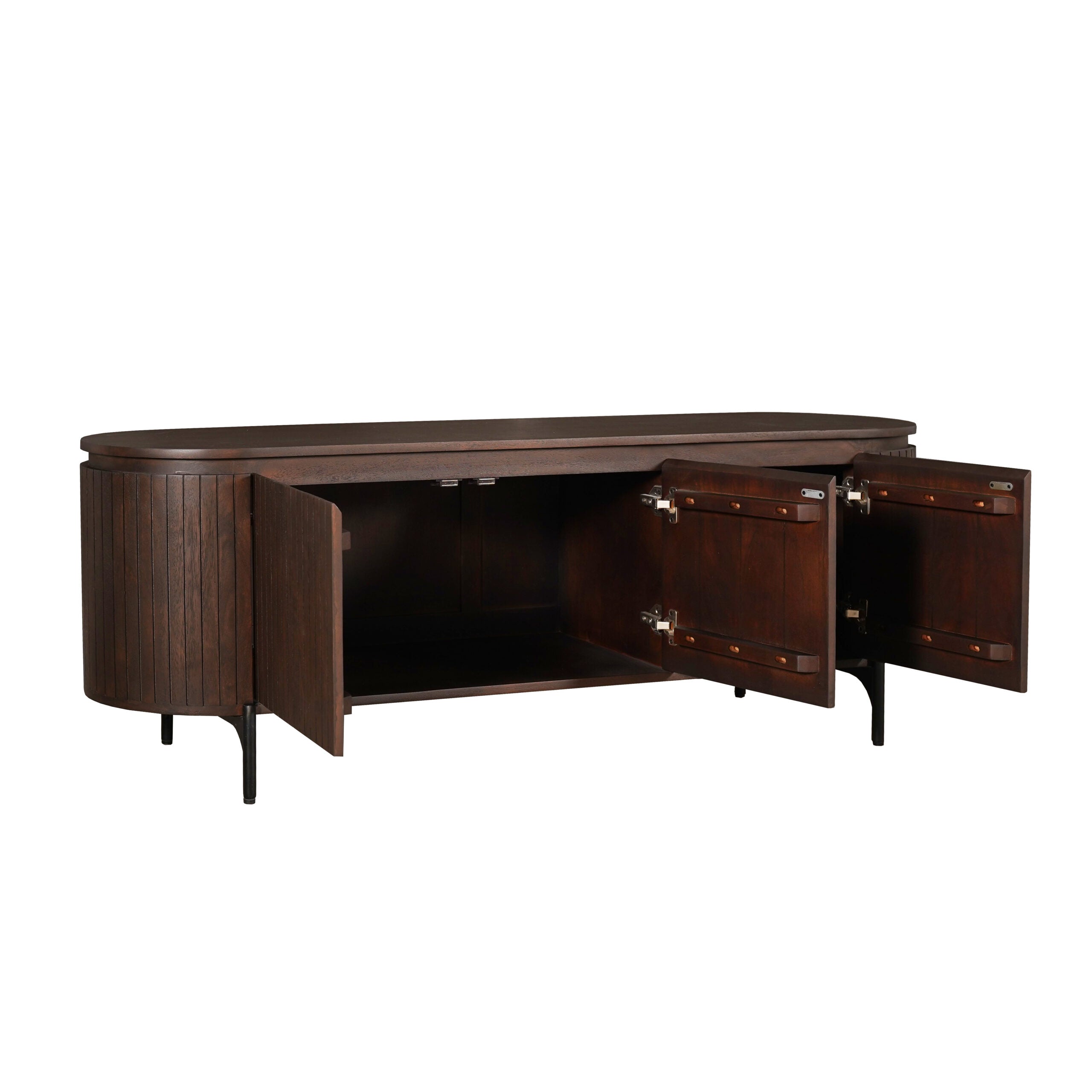 Tv meubel Solana Bruin Mangohout 165 cm
