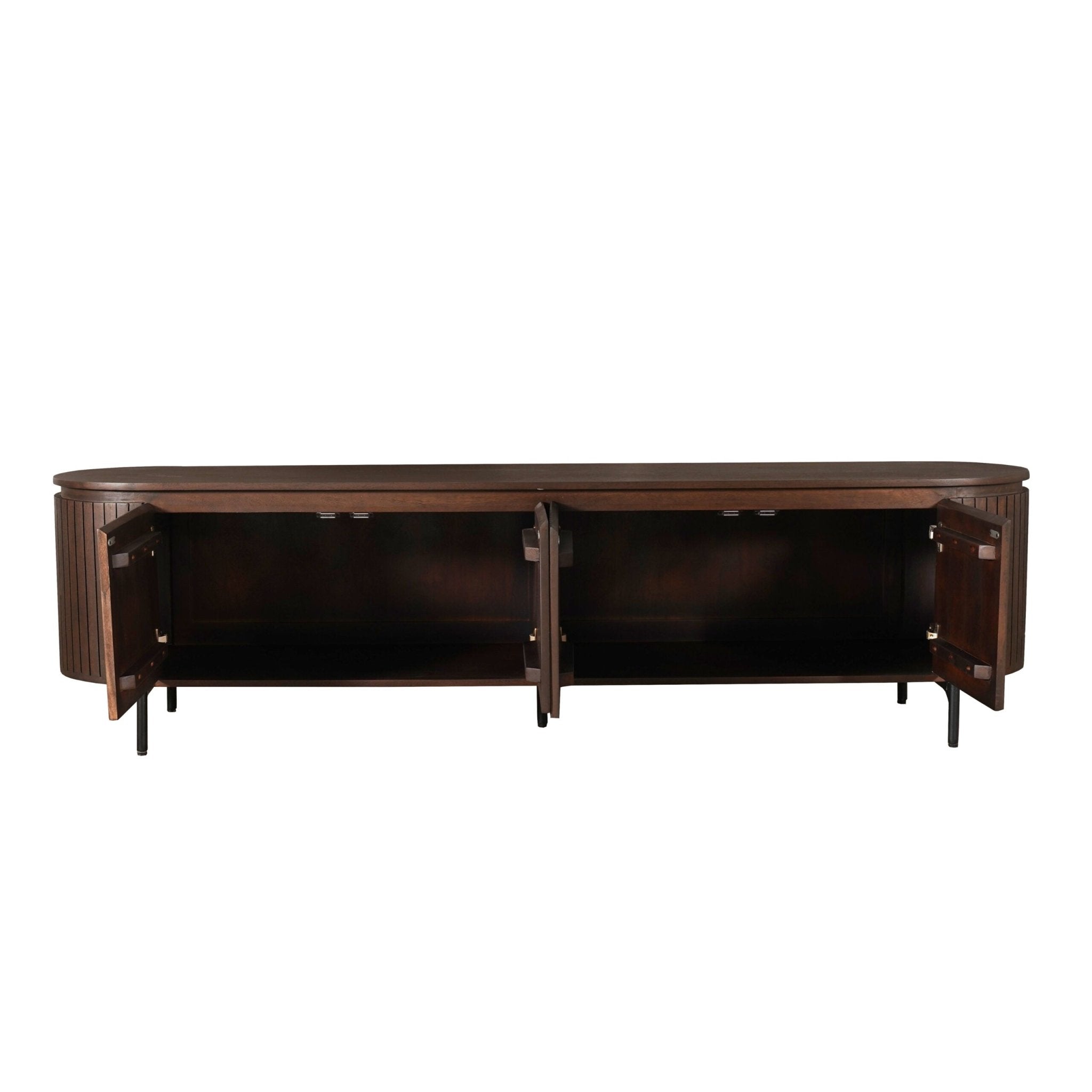 Tv meubel Solana Bruin Mangohout 210 cm