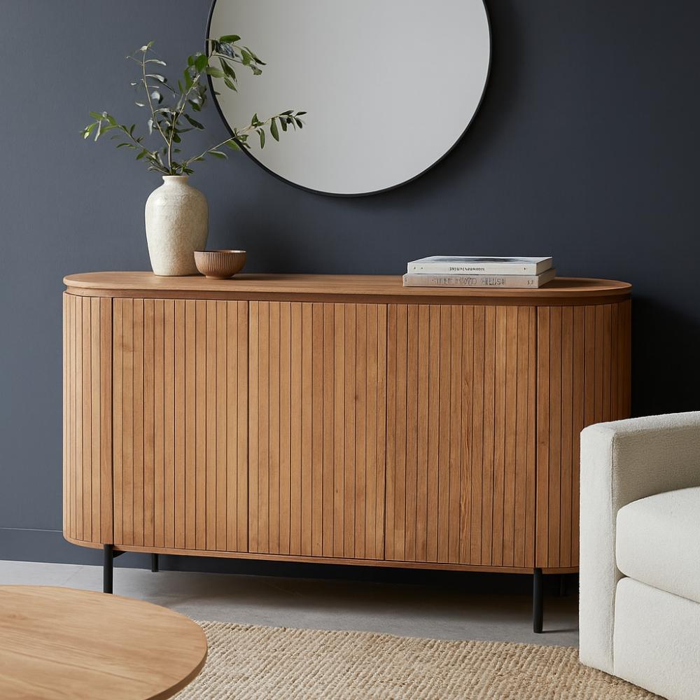 Dressoir Solana | 165 cm | Naturel - Industrieelinhuis.nl