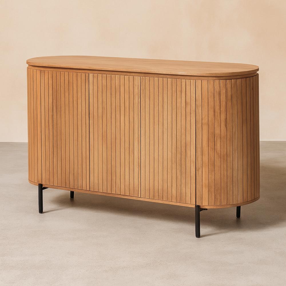 Dressoir Solana | 165 cm | Naturel - Industrieelinhuis.nl