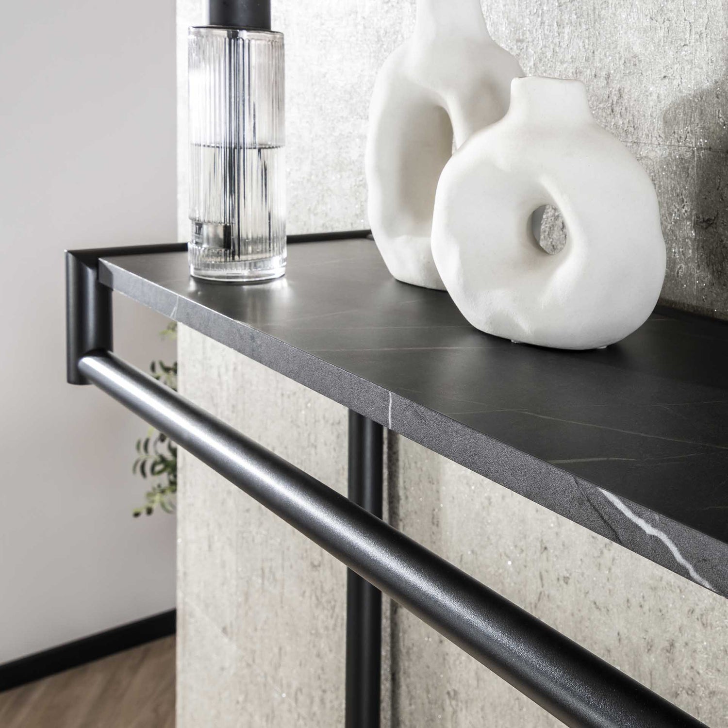 Kapstok Julia Ceramic Zwart 20 haken