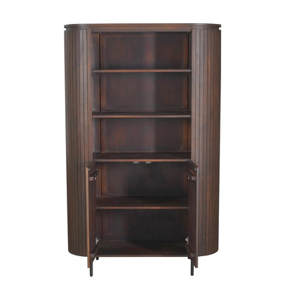 Wandkast Solana Bruin Mangohout 115 cm