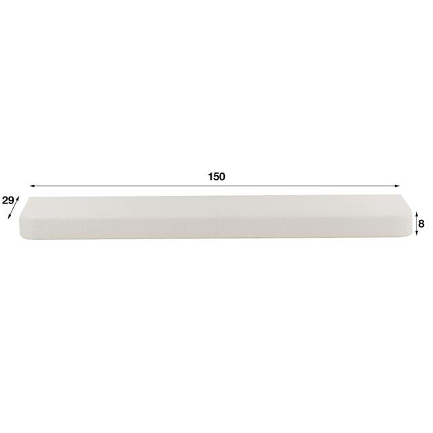 Wandplank Stone 150