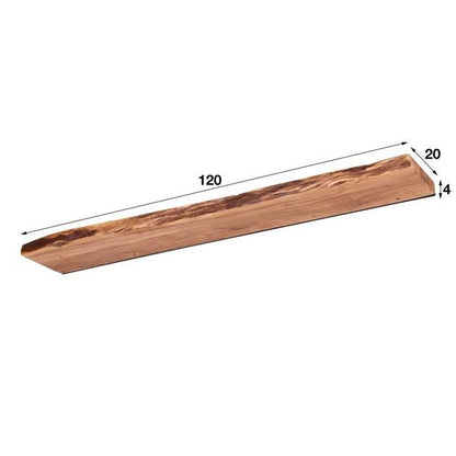 Wandplank edge Eddie 120cm | zwevend