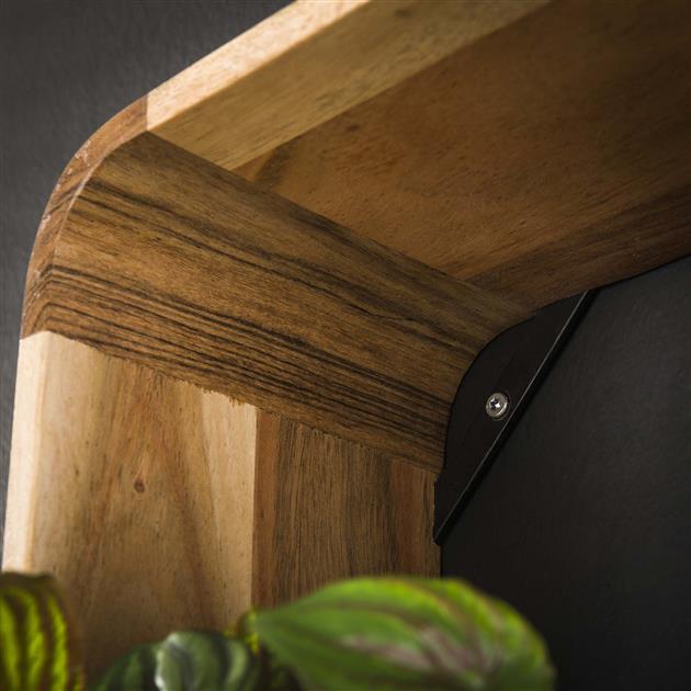 Wandplank 100 cm tree massief acacia naturel - De Woon Winkel Wandplank 100 cm tree massief acacia naturel - De Woon Winkel