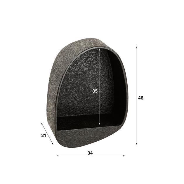 Wandschap Metallic druppel