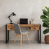 Bink Industrieel Bureau met Lades van Mangohout – 150 cm - Industrieelinhuis.nl