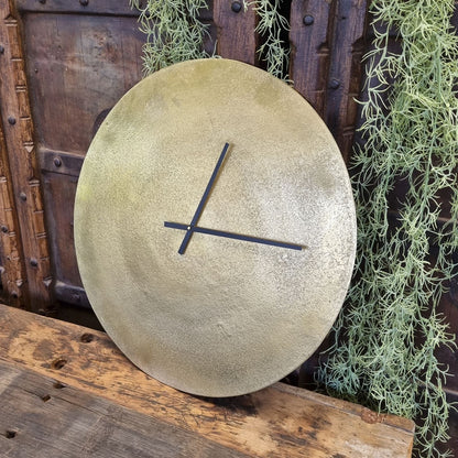 Wandklok Goud Groot - Industrieelinhuis.nl