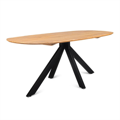 Eettafel Deens Ovaal Runa 140 - Industrieelinhuis.nl