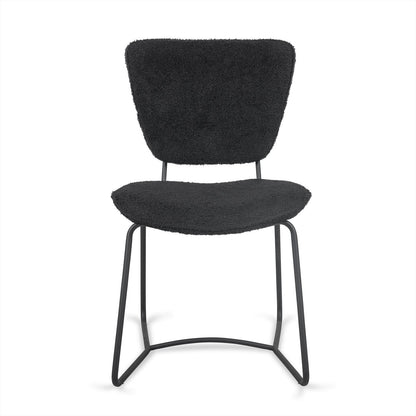 Eetkamerstoel Amy Zwart - Industrieelinhuis.nl