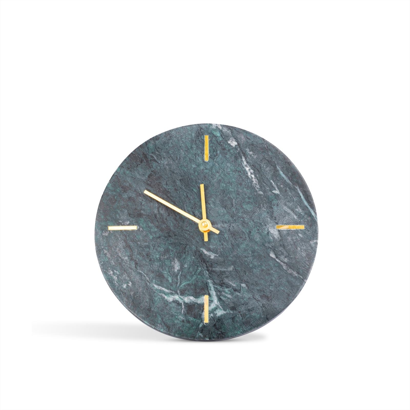 Kleine Groene Tafelklok - Industrieelinhuis.nl